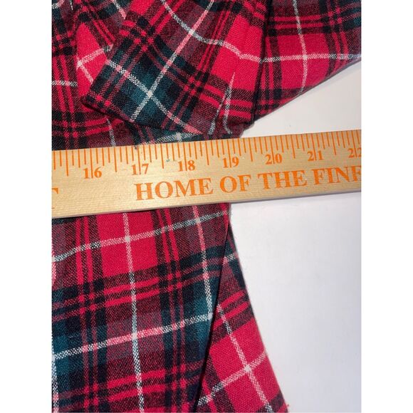 Pendleton Woolen Mills Red Plaid Western Wool Shirt Womens Size L  A38 - Picture 6 of 7